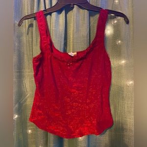 Arianne Red Cami Corset